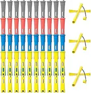 40 Pieces Small Perm Rollers, Perm Set, Hair Rollers, Small Hair Rollers for Women, 4 Sizes to Create Multilayer Looks (0.27/0.35/0.5/0.6 inches)