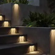 Solar Wall and Railing Lights Outdoor Garden Fence Decor Lamp Lights Best D8O0