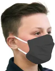 Tigerplast Kids Fabric Face Mask – Washable Black