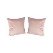 Nicola Spring Square Velvet Cushions - 55cm x 55cm - Pack of 2