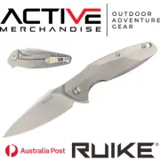 Ruike M105-TZ Folding Gray Titanium Handle