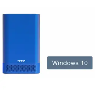 ITE2詮力科技 NE-201迷你電腦 搭載NAS雲端儲存(128GB SSD、Win 10 企業版) - 藍色 現貨