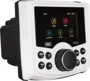 GME GR350BT Bluetooth Wireless AM/FM Marine Stereo Audio Streaming - White