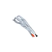 SP Tools 230mm Welding Locking Pliers Grip Jaw - Heavy Duty Knurled Adjuster Nut