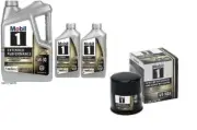 Mobil1 M1-108A Engine Oil Filter & 7 Quarts Mobil1 E/P 5W30 Full Syn. Motor Oil (for: Smart)