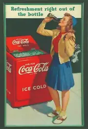 Coca Cola, Pepsi, Vintage Soft Drink Ads reprint 8.50 x 11 inches photo 1128