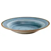 G.E.T. PA1604703624 Corona Artisan Blue Porcelain 9.7 oz. 9" dia. Bowl - 2 Doz