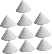 HORIALENCE 10Pcs Ceramic Firing Tools Durable Refractory Support Nails for Pottery Kiln Easy to Use Oxide Studs for Firing for Manufacturing and Firing