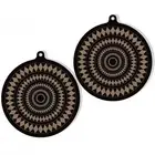 2 PCS Thermochromic Silicone Induction Cooktop Protector Mat - Non-Slip6595