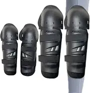 Motorcycle Knee Pads | Cycling Guards Motorcycle Hard Elbow Knee Guards,Knee Elbow Pads Protector, Hard Shell, Adjustable for Roller Skating Skiing Skateboarding