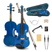 Yinfente Acoustic Electric Violin 4/4 Full Size Violin 4 String Maple Spruce New