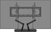 SANUS WSSAFM1-B2 Soundbar Mount Designed for Sonos Ray Easy Installation in Only 3 Steps, All Hardware Included