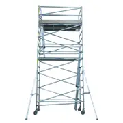 Instant Access 1.3m x 6m 225kg Aluminium Double Width Mobile Scaffold Tower