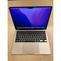 在飛比找蝦皮購物優惠-MacBook Air M2 星光色 8G 512G 二手