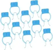 SOESFOUFU Nose Bleed Stopper Clips 16pcs Exercise Clips for Breathing Swimming Nose Plugs Deep Breathing Tool