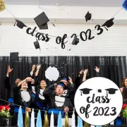 Graduation Season Latte Art Tassel Garland Homecoming Garlands Cap