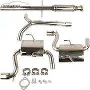 Exhaust Tail Pipe For BMW For Mini For Cooper/S For Hatch R50 R52 2002-2006 Dual 3" Tip Muffler Catback Exhaust System Exhaust Tip