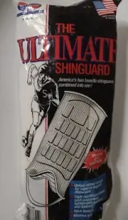 The Ultimate Shinguard Soccer White Size Medium Fits Height 48” -60” Medium
