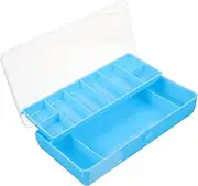 Box Compact Fishing Tackle Box Double Lure Organizer Transparent Fishing Storage Container Safe Lid Design for Outdoor Use