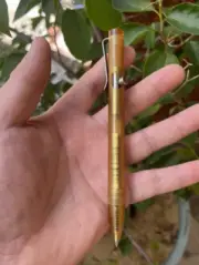 Imported PEI Titanium Alloy Pocket Signature Ball Pen Portable Outdoor EDC Pen