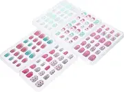 FOMIYES 5 Boxes Christmas Nail Stickers Stickers Ballerina False Nails Fake Nails Toes Sparkly False Nail Gel False Nails Christmas Nail Decals Holiday Manicure Decals Kits Abs