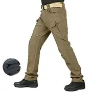 Men's Cargo Pants Hiking Pants Trousers hiking trousers Outdoor Regular Fit Waterproof Windproof Quick Dry Lightweight Pants / Trousers Pocket Elastic Waist Bl