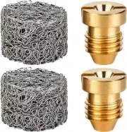 4 Pack 1.1mm Foam Orifice Nozzle, 3000 PSI Universal Accessories for Snow Foam