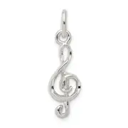 Sterling Silver Treble Clef Charm