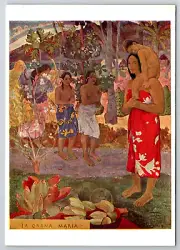 1880s New York Art IA Orana Maria Paul Gauguin Museum Vintage Postcard