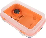 Turtle Tank Aquarium with Basking Platform Multi Functional Habitat for Tortoise and Reptiles for Feeding and Swimming Activities Durable Design
