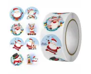 2000pcs Merry Christmas Stickers Xmas Theme Seal Labels Stickers Santa Stickers