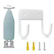 Ironing Board Wall Mount, Ironing Board Hanger, Ironing Board Holder White