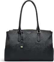 [RADLEY] London Hampstead Ziptop Workbag Handbag for Women, Made from Textured Leather with Top Handle, Handbag with Zip-top Closure & Press Stud Fastening, Women's Bag with Interior Slip Pocket