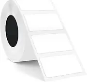 SUPVAN KATASYMBOL T50M Label Tape Waterproof, Clear Printing, Multipurpose Thermal Label Paper for File Folder, Organization, 30 mm x 15 mm, Black on White, 400 Labels per Roll