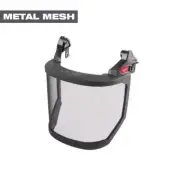 Milwaukee Hard Hat Accessory Full Face Metal Mesh Shield (Safety Helmet No Brim)