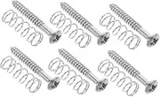 HANABASS 1 Set Guitar Pickup Installation Kit with Screws Springs for Electric Guitar Parts Easy Installation Elegant Chrome Finish for Musical Instrument Maintenance