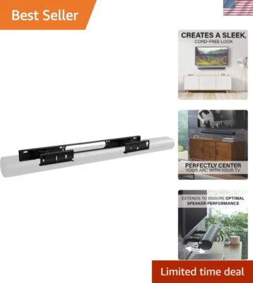 Extendable Soundbar Wall Mount Designed for Sonos Arc Sound bar - Low Profile...