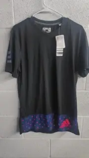NWT Adidas Stars & Stripes Climacool Mens Black USA Ultimate Tee T Shirt Size L