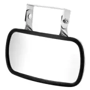 Silver U-Bracket Rearview Mirror Security Mirror Tractors, Forklifts, Trucks