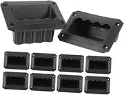 WHAMVOX 10pcs Plastic Speaker Handles Replacement Sturdy Outdoor Speaker Handle for Subwoofer Barn Door Garage Door Fence Gate No Drilling Needed
