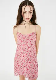[Dolls Kill] Love Bloom Sanita Mini Dress