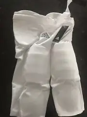 New Men's Climalite Adidas 690PA Football Integrated Padded Pants Size S White