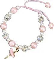 [Aisity] Dance Recital Gifts For Girls Dancer Teacher Ballerina Gifts Best Gifts For Dancers Dancer Lovers Dance Bracelet Charm Dance Gifts For Ballet Dancer As Dancing School Competition Gifts, Small, Clay
