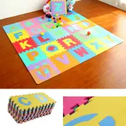 36Pc Alphabet Numbers EVA Floor Play Mat Baby Room Jigsaw ABC foam Puzzle