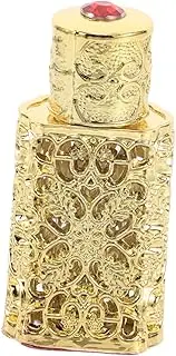 VALICLUD Vintage Perfume Bottle Elegant Hollow Design Stylish Accessory for Travel Dates Parties Unique Floral Patterns Refillable Fragrance Container