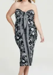 Taking Shape TS Sarong Swimwear Cover Up Wildflower 14-16 BNWT RRP $1129.95