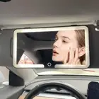 Three Gear Adjustment LED Makeup Mirror Sun Visor Plate Mirror