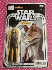 STAR WARS #32 JAR JAR BINKS ACTION FIGURE CHRISTOPHER VARIANT 2023 ahmed best