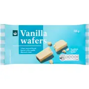 Woolworths Vanilla Creme Wafer Biscuits 125g