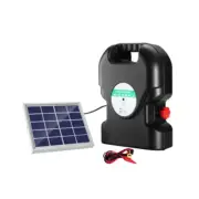 20Km Electric Fence Energiser Solar Energizer Charger Farm Animal